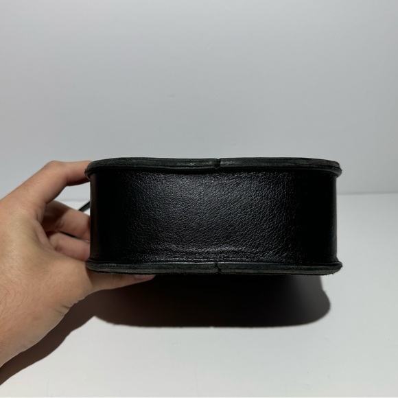 Vintage Harley-Davidson Leather Embroidered Mini Crossbody 2-Way Saddle Handbag - Picture 8 of 12